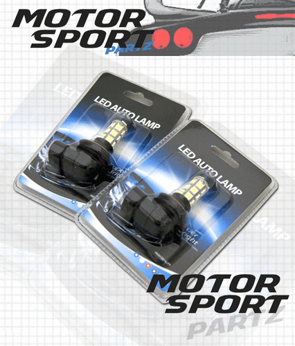 2x LED 9006 Foglight 18 SMDs Xenon White HID Light Bulb - Picture 1 of 2