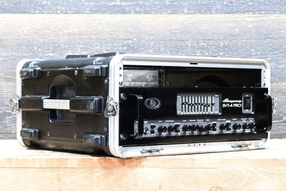 Ampeg SVT-4 Pro 1200W Solid State / Tube Preamp Bass Amplifier Head w/Gator Case - Image 3 of 4