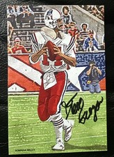 Steve Grogan New England Patriots Signed 4x6 Donovan Kelley Card