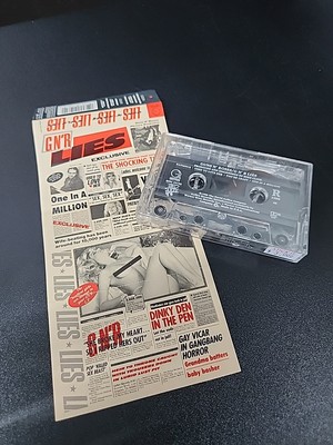 Guns N Roses Lies Cassette 1st Press OG 1988 UNCENSORED Insert VG+