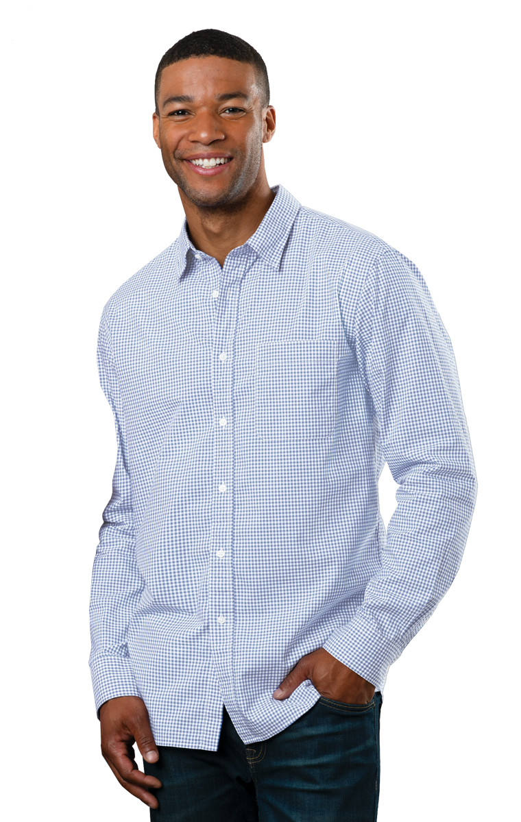 Gingham Light Blue