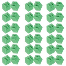  50pcs Crimp Terminal Connector: 0.59in Pitch PCB Mount Screw Terminal Block