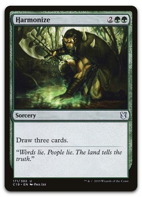 Harmonize #171 (NM) Commander 2019 C19 Magic MTG