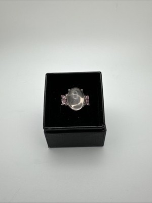 KARIS Collection - Galilea Rose Quartz & Simulated Pink Sapphire Ring Size 10