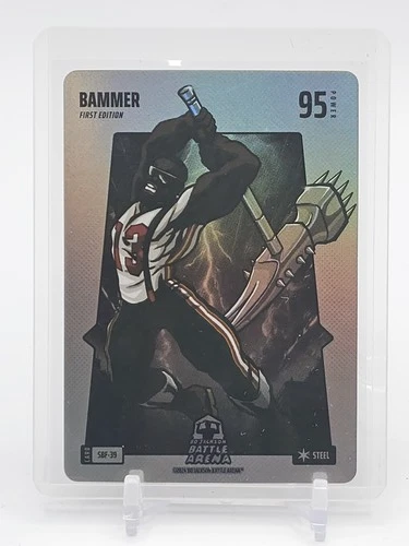 BAMMER BAM ADEBAYO 24 BO JACKSON BATTLE ARENA FIRST EDITION STEEL #SBF-39 Q3735