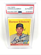 Harmon Killebrew Baseball Cards, Rookie Card and Autographed Memorabilia Guide 36