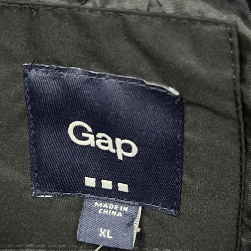 Gap Puffer Vest Mens XL Black Quilted Insulated Button Front Winter Outdoor New - Picture 10 of 16