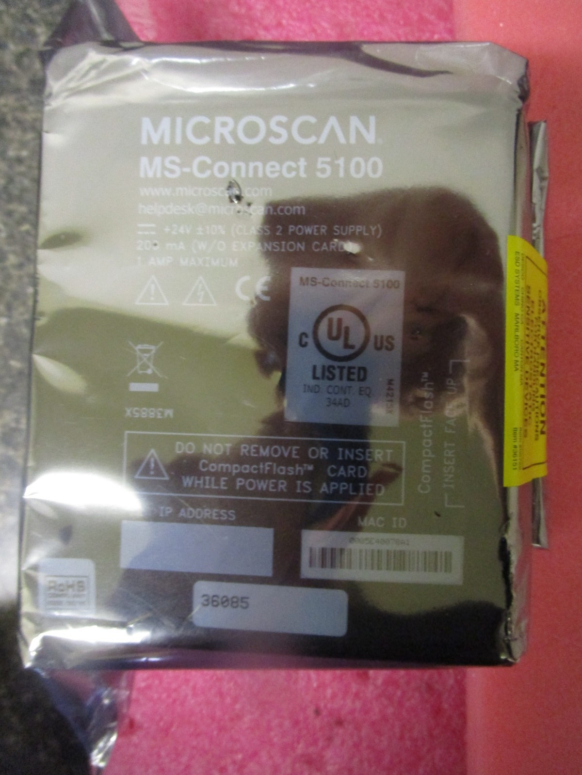Microscan OMRON FIS-5100-0001G MS-Connect 5100 -New/Sealed