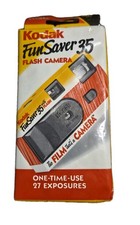 Kodak Fun Saver 35 Disposable 35mm Camera with Flash 27exp Indoor/Outdoor NOS