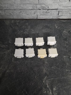 8 x Original Nintendo Wii Motion Plus Adapter Weiss 100% OK