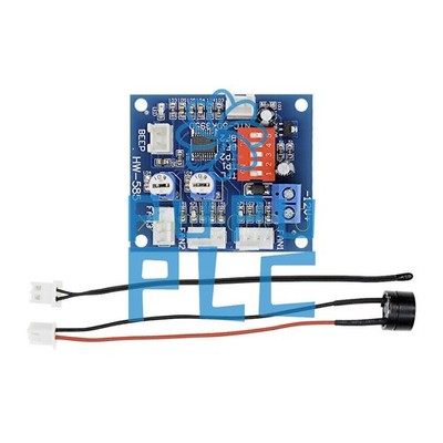 12V PWM PC CPU Fan Temperature Control Speed Controller Module High-Temp Alarm #
