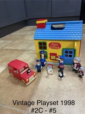 Postman Pat Post Office Activity play set Rare Vintage carry & Go 1998  Pat1 Van