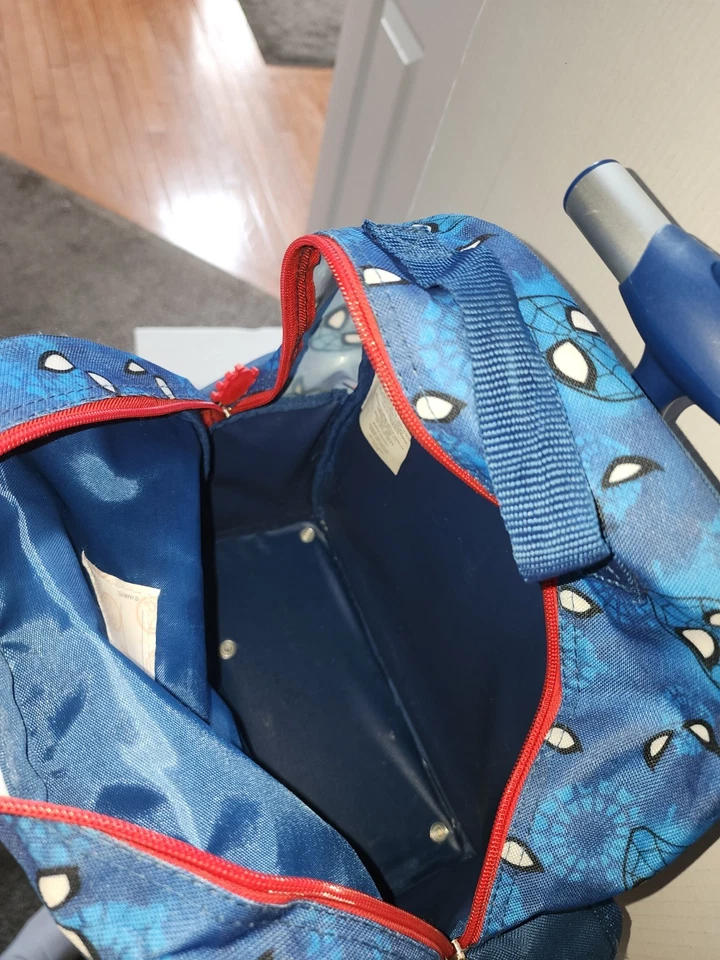 Spiderman Boys Kids Trolley Bag Rolling Suitcase Luggage Backpack Gifts - Image 4 of 4