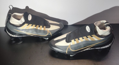Nike Vapor Edge Pro 360 Football Shoes Cleats Black Gold DQ3670