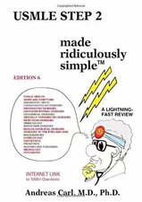 USMLE Step 2 Made Ridiculously Simple - Paperback, by Carl M.D. Ph.D. - Good