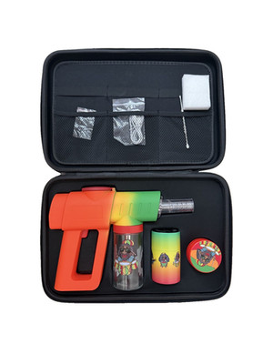 COOL Bongs Glass Water Pipe Hookah GRAVITY BONG GUN BONG BOB MARLEY set *USA*