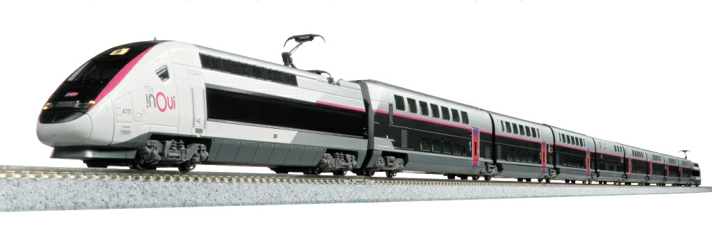 KATO 10-2132 SNCF TGV Euroduplex inOui 5-Car Add-on Set N Scale