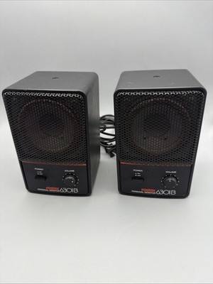 Fostex 6301B Personal Monitors Black Color QTY 2 (1 Working, 1 Parts)
