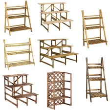 Pflanzentreppe Pflanzregal Blumenbank Blumentreppe Blumenregal Blumenständer Neu