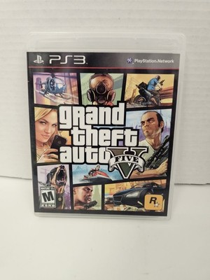 Grand Theft Auto V GTA 5 Sony PlayStation 3 PS3 CIB Complete With Manual and Map