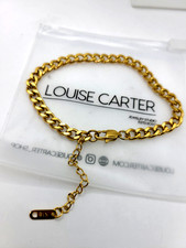 Louise Carter 6MM Miami Anklet 18K Gold PVD