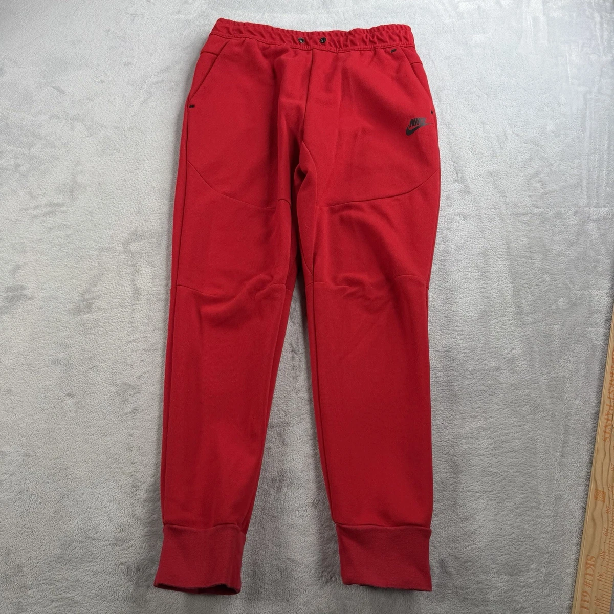 25+ Nike Tech Fleece Men Red Activewear Pants for Men for sale