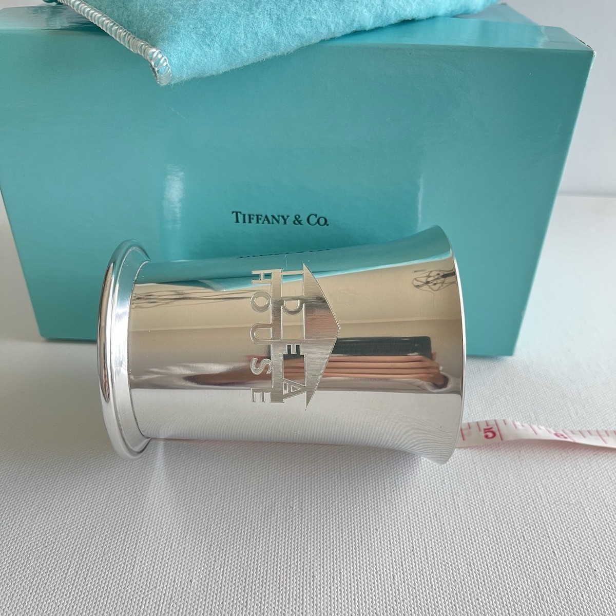 Tiffany & Co. Handcrafted Pewter “Idea House” Cup | eBay
