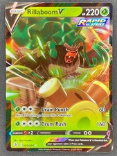 rillaboom v pokemon card price Rillaboom V - SWSH02: Rebel Clash [ULTRA RARE]