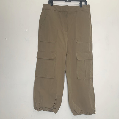 Veronica Beard - Tan Cargo Utility Style Women's Pants - Size: 12