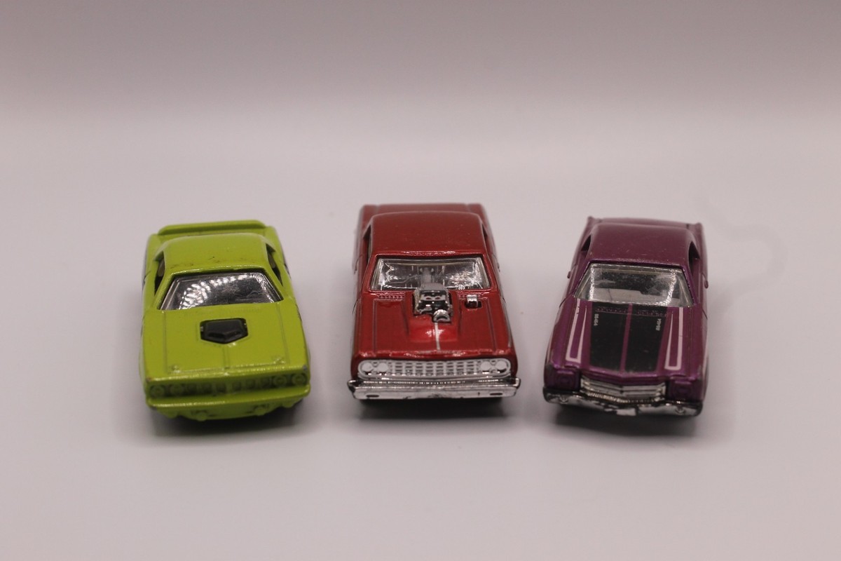 Hot Wheels Muscle Car Lot 71 HEMI Cuda 64 Chevelle SS Custom