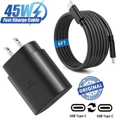 45W USB-C Fast Wall Charger Type C Cable For Google Pixel 10A 8 9/10 Pro XL