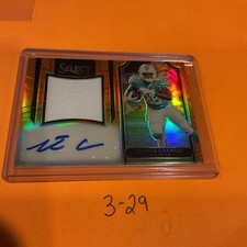 2016 Panini Select Jumbo Rookie Signature Swatches #JS-LC Leonte Carroo /49 MIA