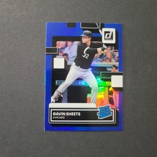 2022 Panini Donruss - Rated Rookie Gavin Sheets #35 Holo Blue (RC)