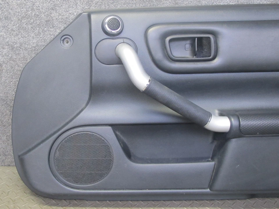 00-05 TOYOTA MR2 SPYDER ZZW30L JUEGO DE 2 PUERTAS INTERIOR MOLDURA PANEL CUBIERTA NEGRO OEM Foto 4 de 4