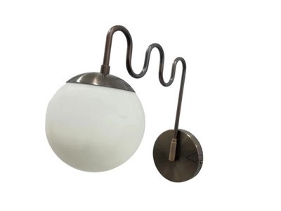 Modern Brass Wall Sconce Light - Handmade Fixed Wall Lamp 13  Height