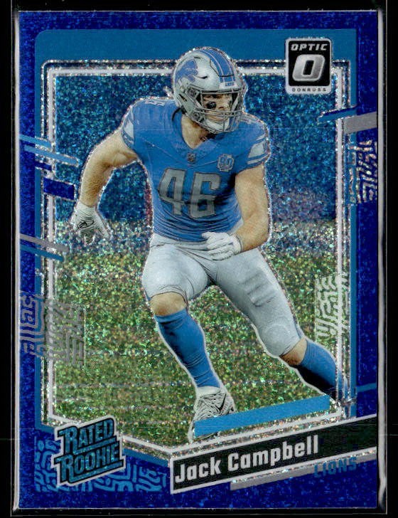 L89,424 - 2023 Donruss Optic Blue Glitter #235 Jack Campbell RR