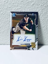 2021 Bowman Chrome Kevin Kopps 1st Bowman Auto #CDA-KK San Diego Padres