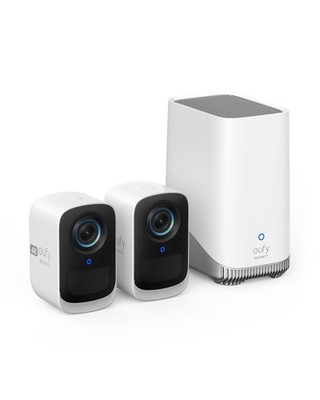 S300 eufyCam 3C 2-Cam Kit Überwachungskamera Outdoor kabellos, 4K