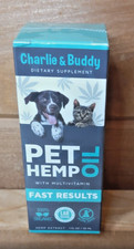 Charlie And Buddy Pet Hemp Oil 1 FL. OZ/30 ML Expires 03/2027