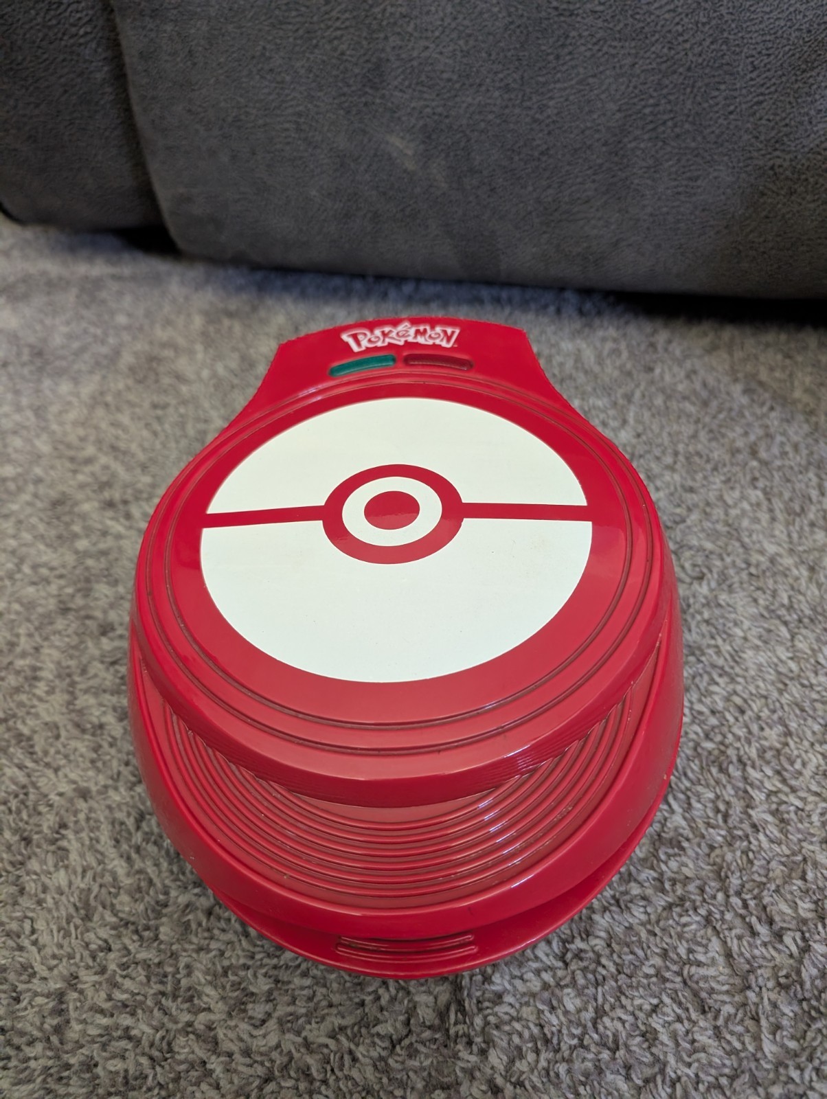 Pokemon Waffle Maker Baker Poke Ball Nintendo Tested and Works! Used Condition