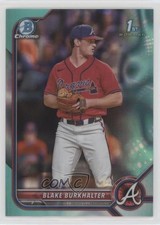 2022 Bowman Draft Chrome Aqua Lava Refractor /199 Blake Burkhalter #BDC-10 09an