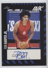 2023-24 Leaf Ink Blue Ron Harper Jr #BA-RHJ Auto 03mh