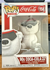 Funko Pop! #158 - Figura Vinilo Oso Polar Coca-Cola Años 90 - Nueva en Caja