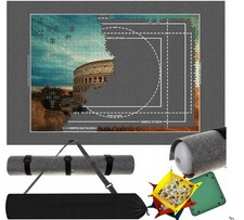 Tappetino puzzle per 500-1500 pezzi, tavola puzzle, tappetino puzzle per rull...