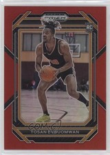 2023-24 Panini Prizm Draft Picks Red Prizm 213/299 Tosan Evbuomwan #11 0j6