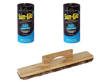 Twin Pack of Sun-Glo Speed Shuffleboard Powder Wax Sweep