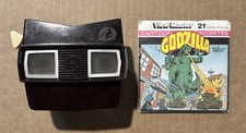 Vintage View Master Reels Set Godzilla Rampage 1978 Viewmaster Package Tested