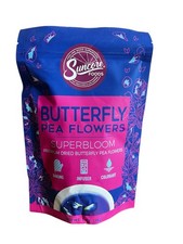 Suncore Foods Butterfly Pea Flowers SuperBloom Dried 1 oz Natural Colorant