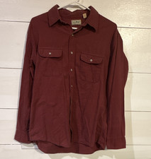 Vintage L.L.Bean Men's Check Flannel Long Sleeve Button-Up Shirt made in USA 80s