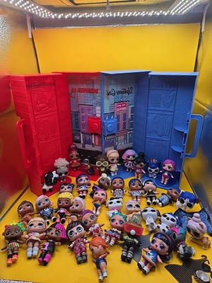 #ad Lol surprise dolls bundle 45 Pieces Dolls Pets Plus Accessories Exc Cond $55.00